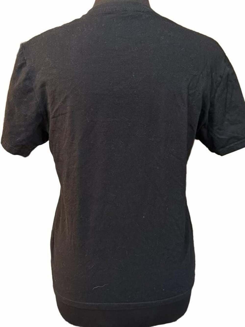 Lanvin Paris Logo T-Shirt Size M Black Cotton - Picture 3 of 7